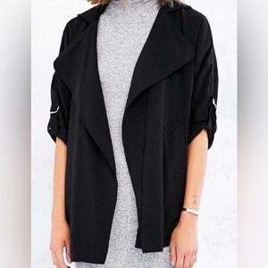 Urban Outfitters x UNIF Oversized Black Blazer Jacket Size Small